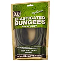 BCB CM031 - Green Heavy Duty Elasticated Bungee Cord 1M Pack of 4